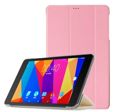 Чехол из искусственной кожи для 8 дюймов cube T8 t8s t8 plus T8 Ultimate tablet pc, высококачественный чехол для cube Free Young X5 - Цвет: pink