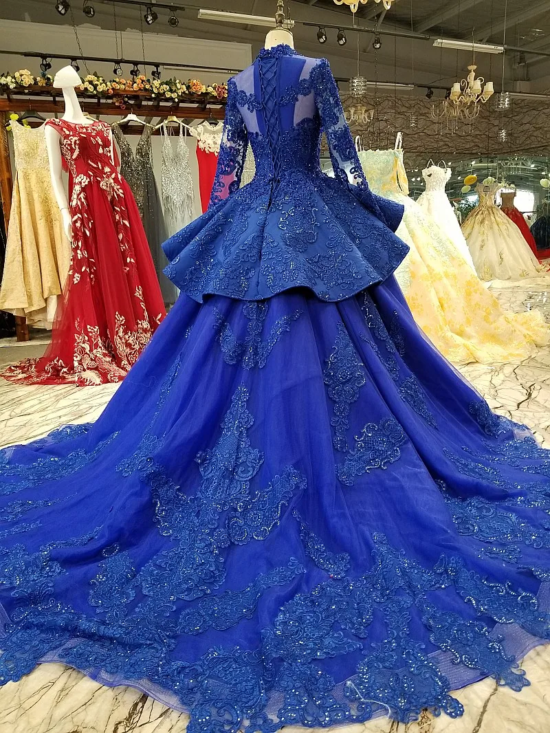 AIJINGYU 3D свадебное платье es мусульманское платье исламское длинное Бесплатная доставка на Бальные платья роскошное свадебное платье