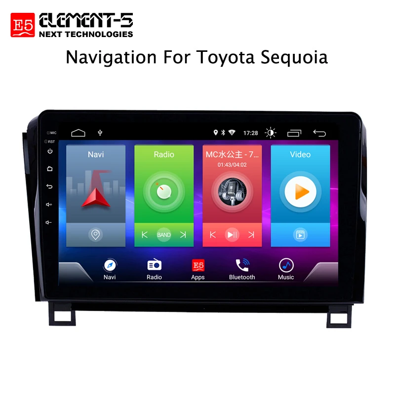 

Car Android 8.1 Multimedia Player for TOYOTA Sequoia Tundra 2008 GPS Navigation Device bluetooth steering wheel control support