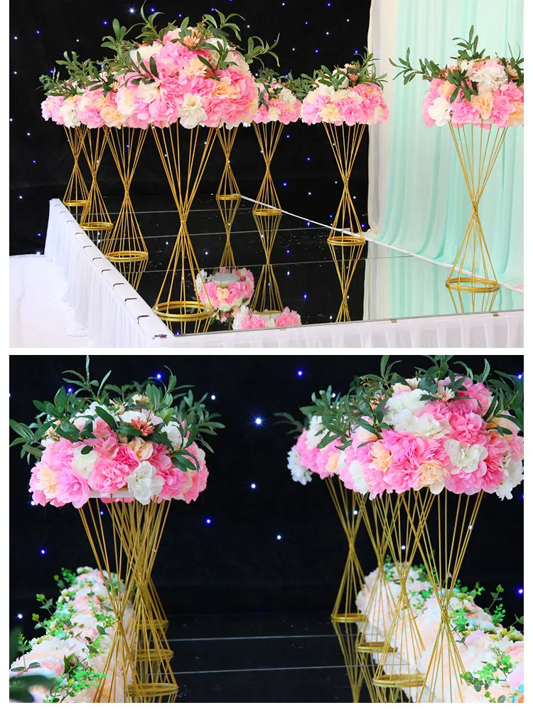 JAROWN Wedding Decoration Iron Flower Stand Stage Props Decor Road Sign Creative Flower Frame Photography Home Decoration (20)