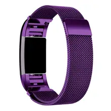 Миланские часы из нержавеющей стали ремешок браслет для FitBit Charge 2 FE01 Прямая