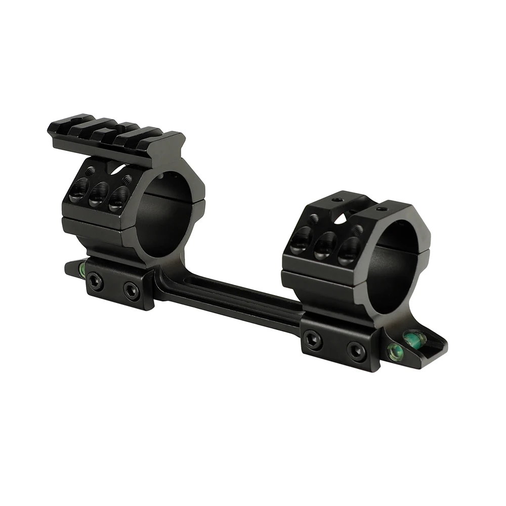 ohhunt 11mm Dovetail Riflescope Rings Hunting 25.4mm 30mm Scope Mount Can Removed Top Picatinny Rail with Two Bubble Level (2)