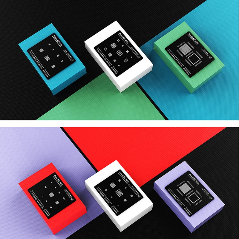 

Direct Heating BGA Reballing Stencil Tin For iPhone i5-i8 Communication Base band module For iPhone 5/5S/6/6S/7/8