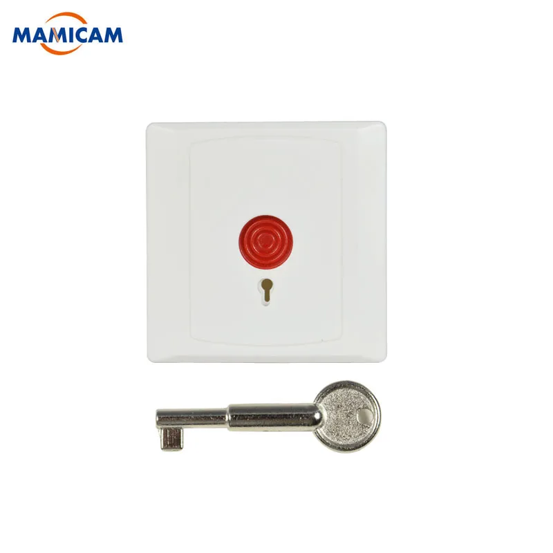 

Panic Button For security Alarm wall-mounted NC NO signal options Door release Switch Emergency Button push alarm