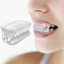 Силиконовые ленивые зубные щетки круглый Жевательная автоматическая зубная щетка мягкая чистка уход за полостью рта очистка мягкие щетки для волос LD