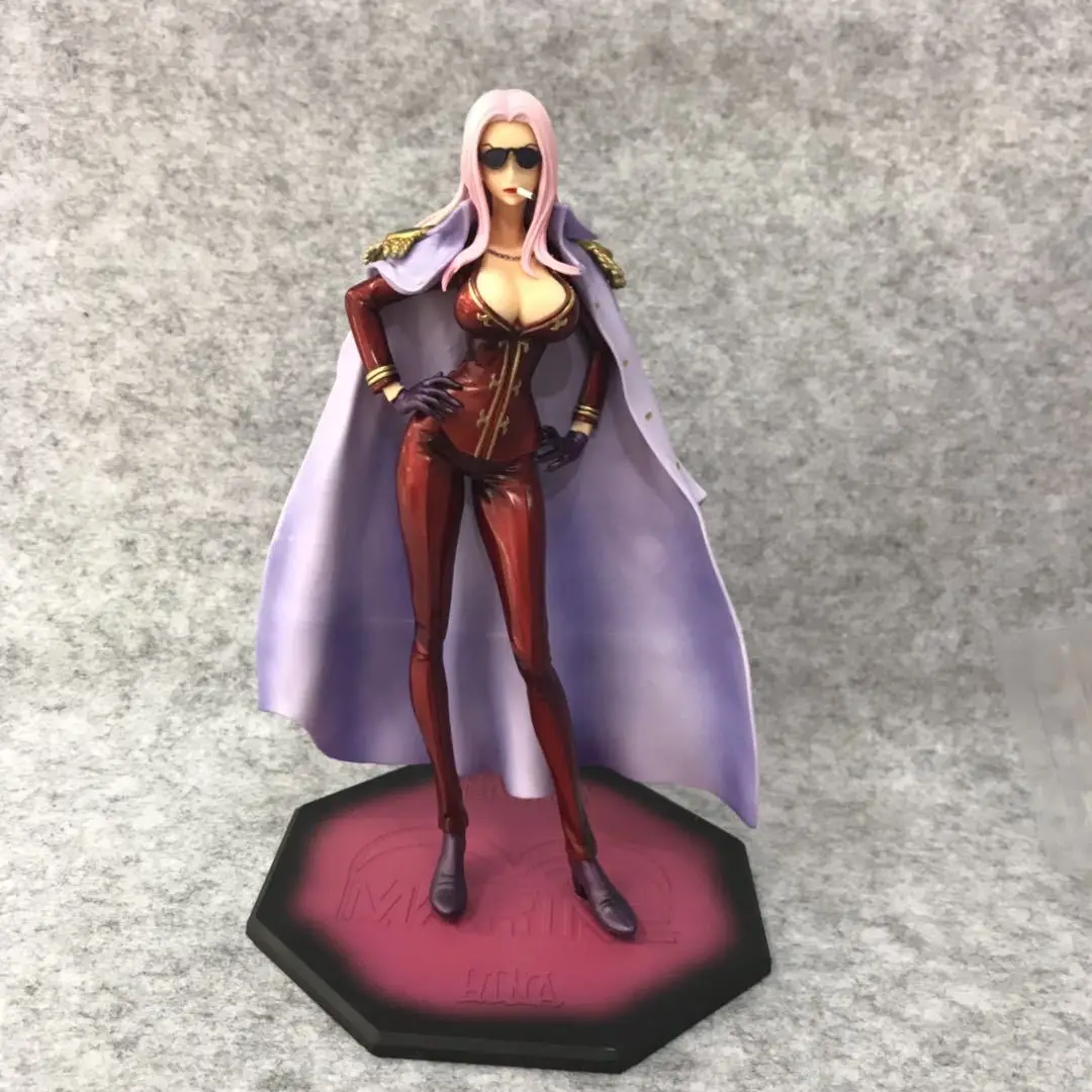 

Anime One Piece Hina Smocking Sexy Girl Action Figure Model Toys