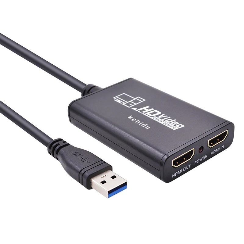 Приставка для видеосъемки Kebidu HDMI USB 3 0 1080P|Кабели USB| |
