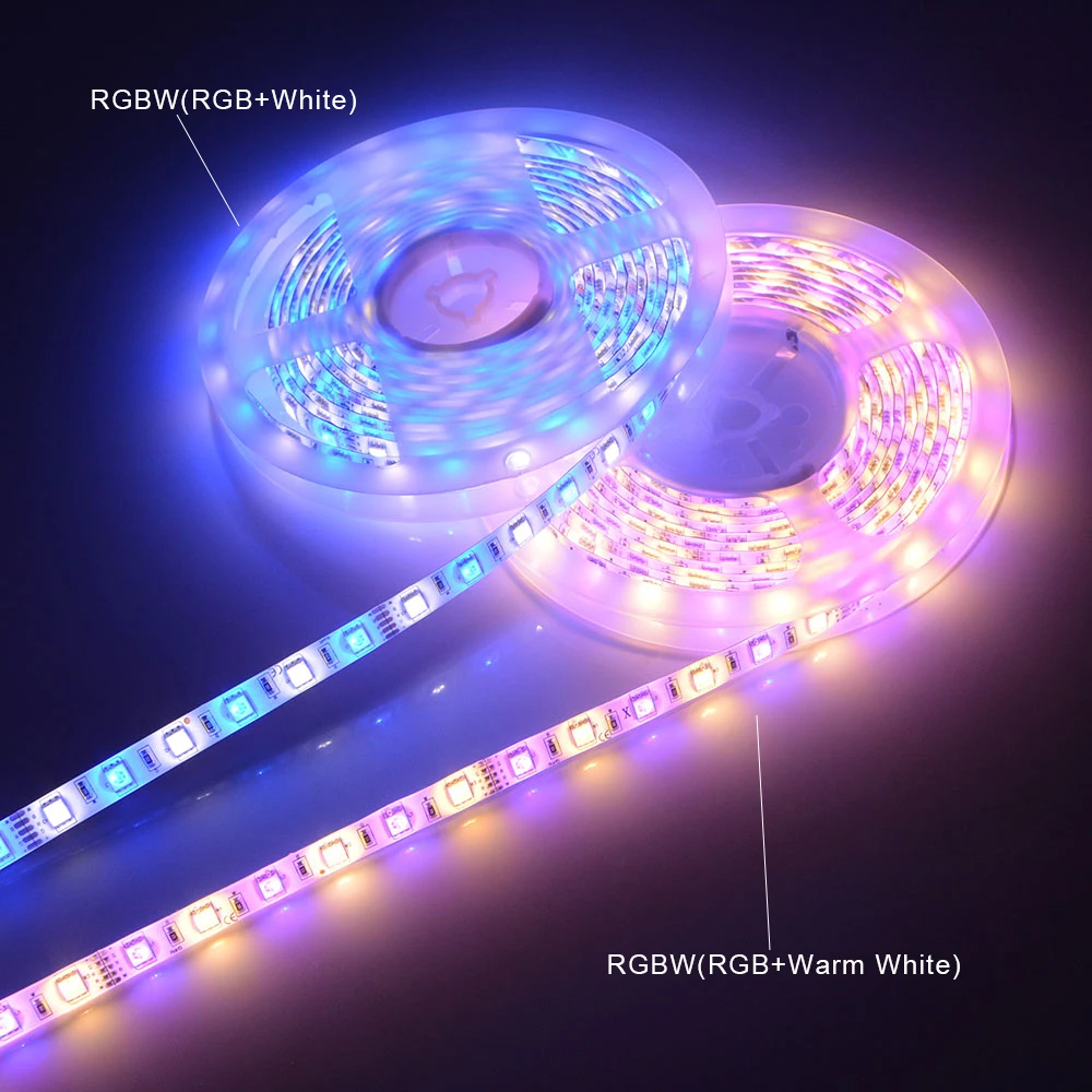 RGB Светодиодная лента 5050 SMD 12 В Водонепроницаемая 5 м RGBW RGBWW Гибкая неоновая