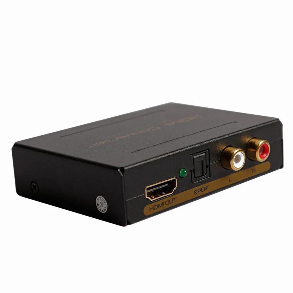 Преобразователь AGPtek 1080P HDMI + оптический SPDIF RCA L/R аудио экстрактор поддержка AppleTV и