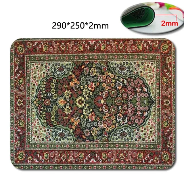 Custom lasting antiskid Persian rug mouse pad high definition printing ...