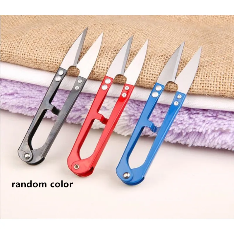 

Random Color Mini Cutting Sewing Scissors For Crafts Home DIY And Sewing Handicraft,10.5*2cm,12Pcs