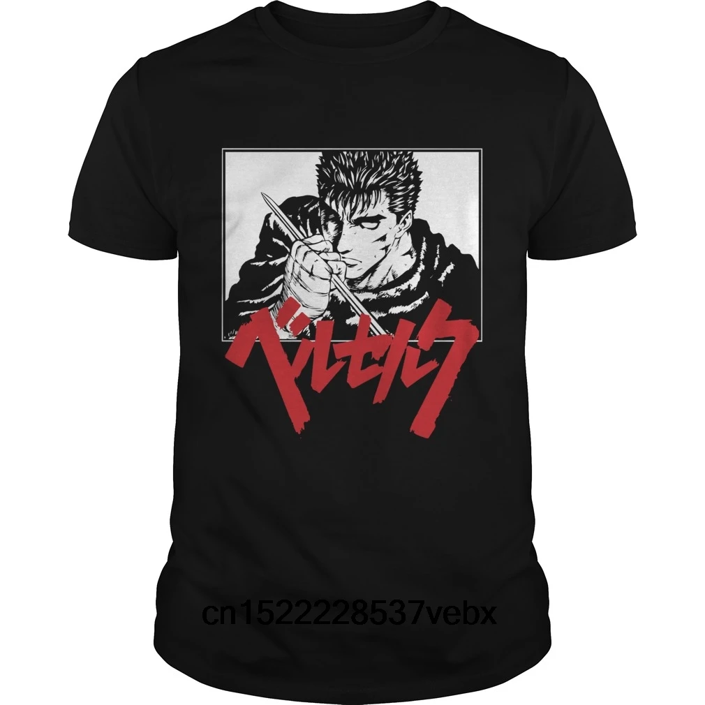 

Funny Men t shirt Women novelty tshirt shirt Guts with red japanese berserk logo cool T-Shirt