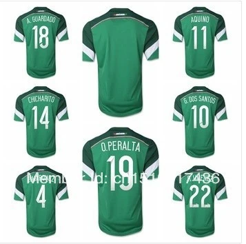 14 Brasil World Cup Mexico Nation Men Short Home Soccer Jersey Chicharito Peralta Guardado Santos Jersey For Free Shipping Cup a Jersey Psgcup Espresso Aliexpress