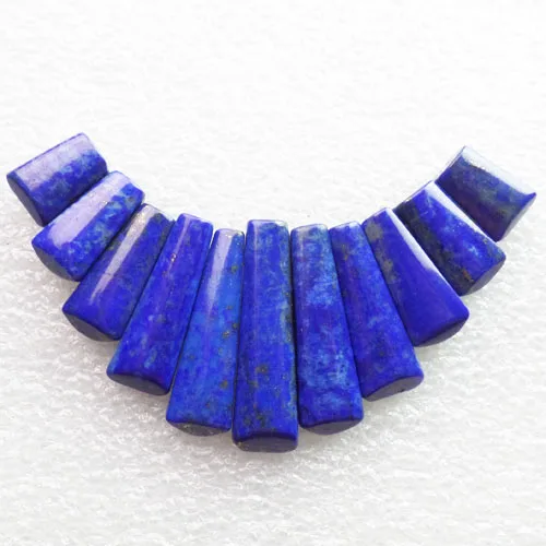 

Free Shipping 11pcs Beautiful Lapis Lazuli Pendant Bead Set 40x9x6mm,15x9x6mm (Min.order 10$ mix)
