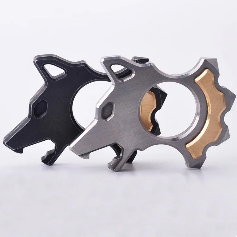  Outdoor Edc Multi-function Tool Titanium Self-defense Window Breaker Bottle Opener Portable Screwdr