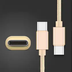 Алюминий нейлон Тип usb C синхронизации данных Зарядное устройство кабель для samsung Galaxy A3 A5 A7 2017 A320F A520F A720F Тип C зарядки Кабели