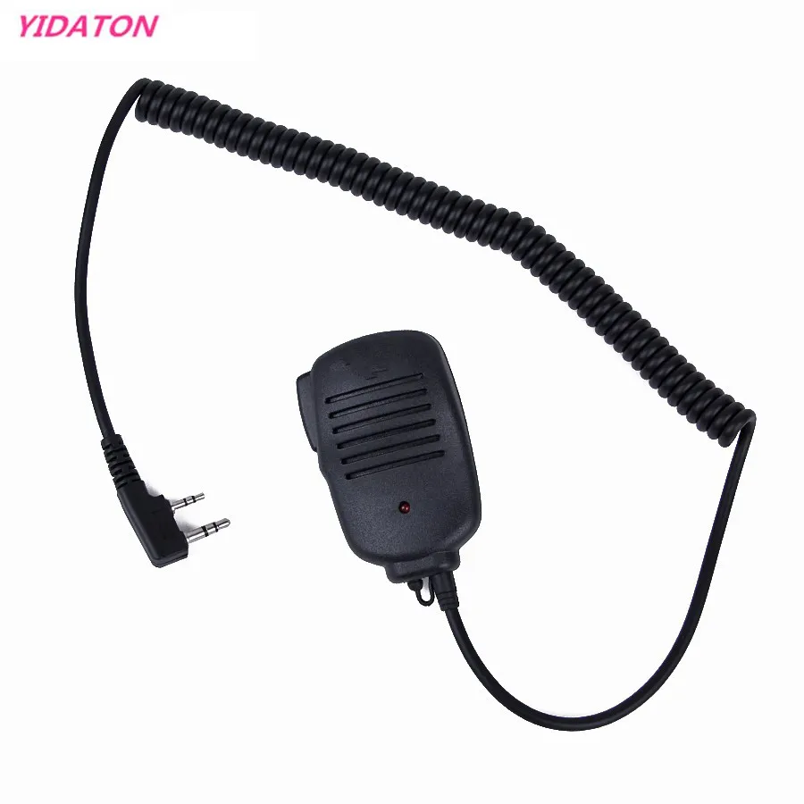 Ручной ptt динамик микрофон для TYT F8 BAOFENG UV5R MML UV100 радио 2 контактный двухсторонних