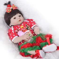 23 дюймовый reborn baby doll игрушки Реалистичные Новорожденные принцессы дети моды куклы детские игрушки reborn принцессы ручной работы play игрушки