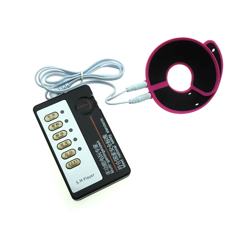 Busty brunette index Remote control cbt fetish toy