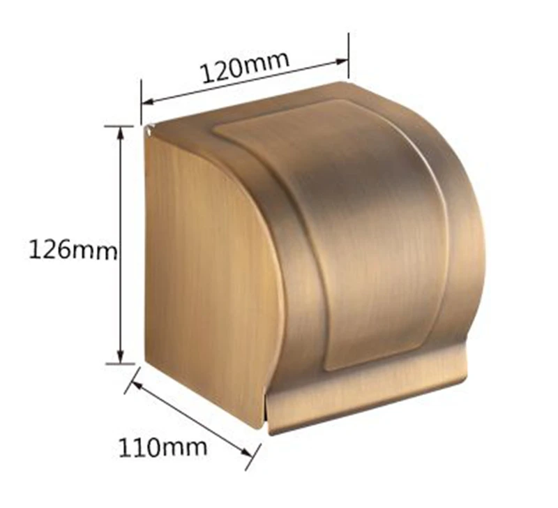 Xogolo твердая латунь прочный античный современные настенные Водонепроницаемый Ванная комната туалет Бумага Полотенца держатель рулона