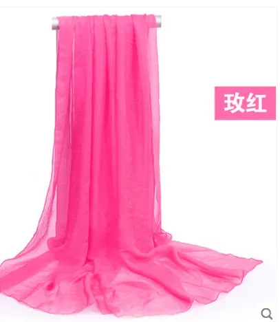 Princessally новые длинные шифоновые Свадебные Обёрточная бумага S для Вечеринка белое платье розового и фиолетового цветов Royal Blue Coral вина шаль Обёрточная бумага - Цвет: rose