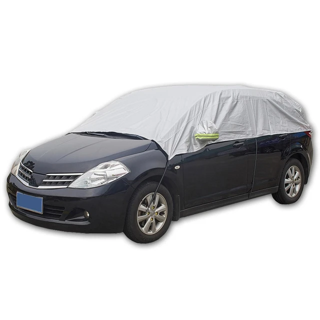 Housse de protection pour voiture, demi-couverture, résistante aux UV, à la  poussière, à la neige et à la pluie, Durable, accessoires pour Automobile,  3.2M x 1.75M - AliExpress