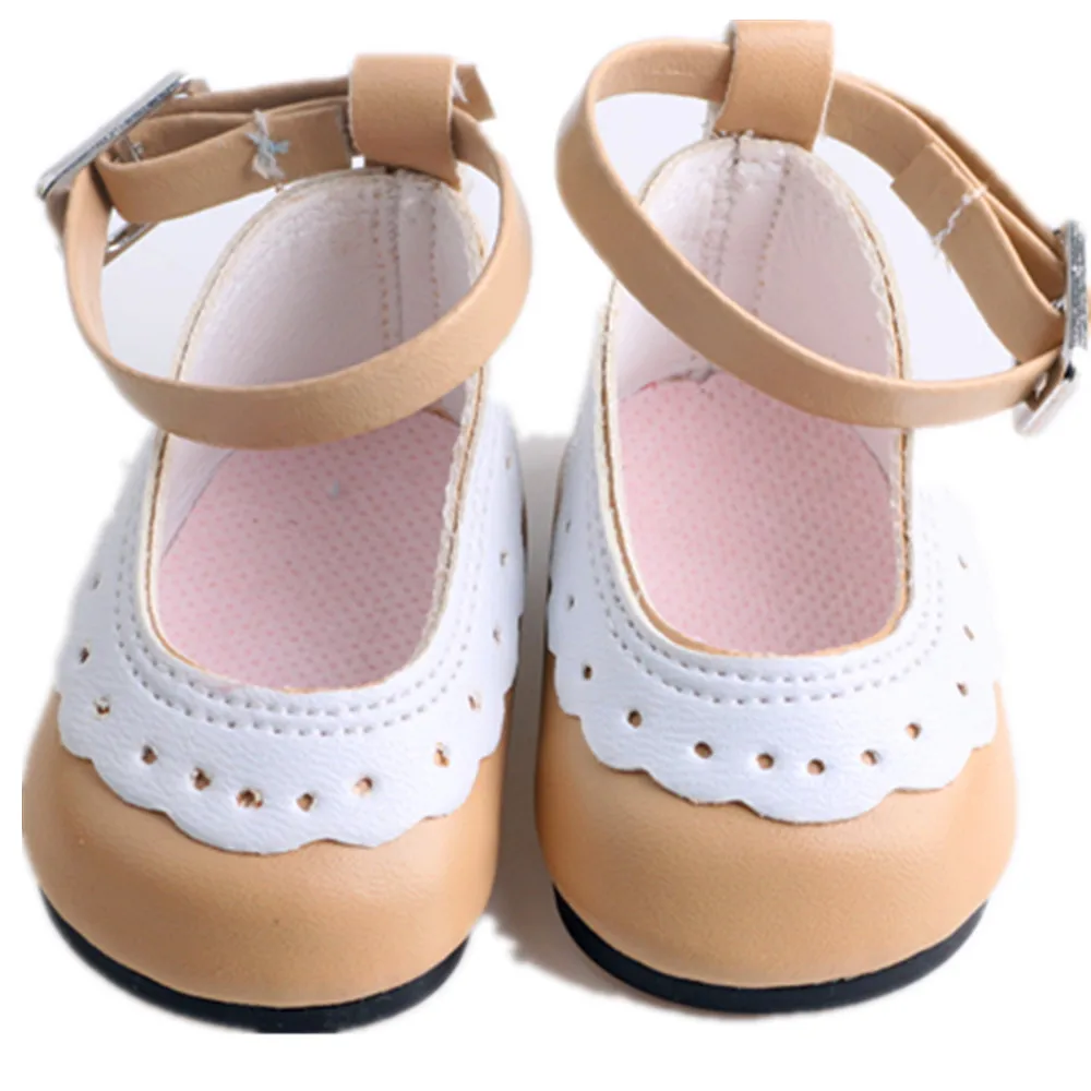 Doll Shoes For 18 Inch American Doll & 43 Cm Born Doll For Generation Toyin Dolls Accessories