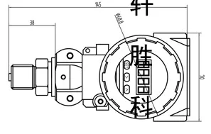 PCM400 Взрывозащищенные Цифровой Давление передатчик взрывозащищенный Давление передатчик рассеивает кремния Давление передатчик