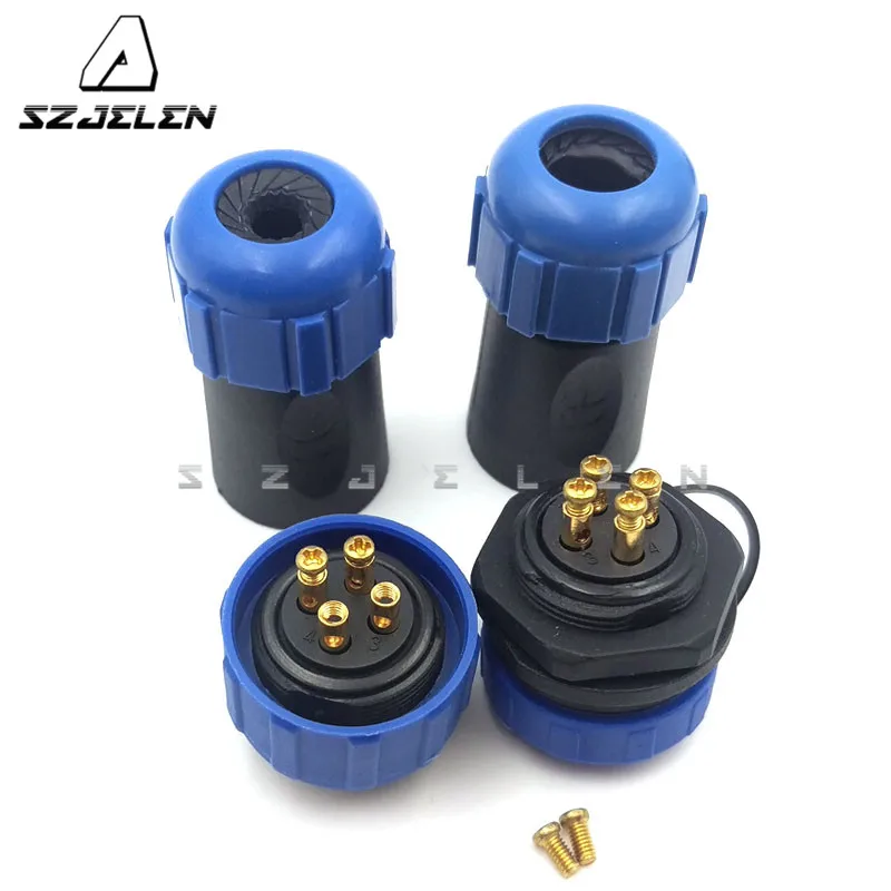 

SP2110/SY2112, No need to weld, 4 pins ,IP68,waterproof Connector plug and socket ,LED outdoor waterproof c