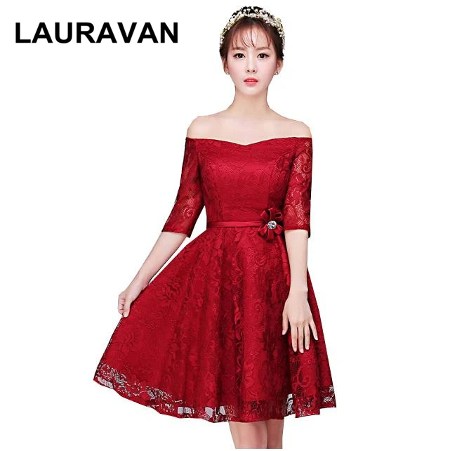 burgundy dressy dresses