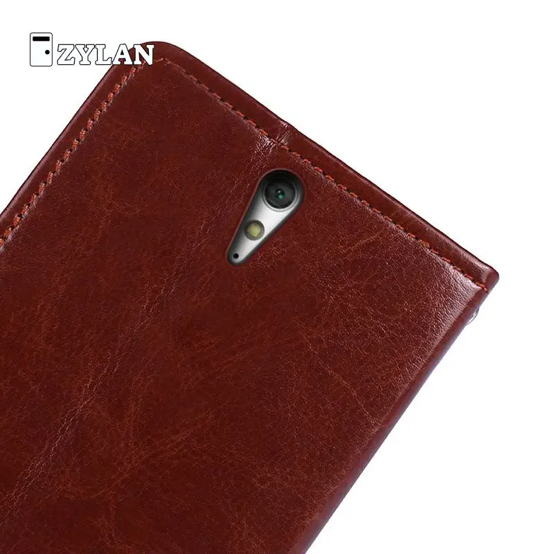 ZYLAN Роскошный кошелек Флип кожаный чехол для Sony Xperia C5 Ultra Dual E5533 E5553 Чехол задней