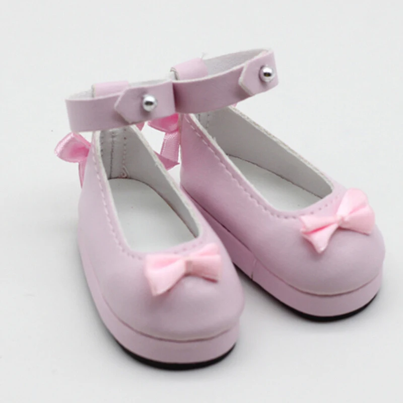 

Mini Dolls Shoes 6cm PU Leather Shoes For Dolls 1/6 BJD Doll Giant Baby Accessories