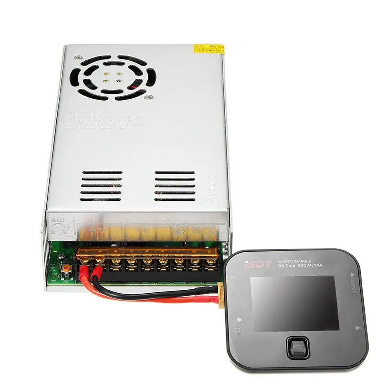 

High Quality Original 12V 30A 360W Power Supply With Charging Cable For ISDT SC-608 Q6 Plus Charger For Charing