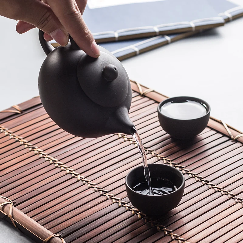 Мини-чайник Исин чайник керамический кофейник фарфоровый чайник чайный горшок китайский чайный набор кунг-фу домашний Декор Орнамент D011