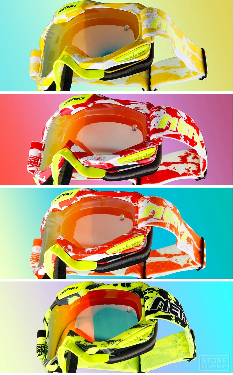 NENKI очки для мотокросса внедорожный Байк ATV DH MX мотоциклетные очки гоночные очки лыжный мотокросс очки сменные линзы