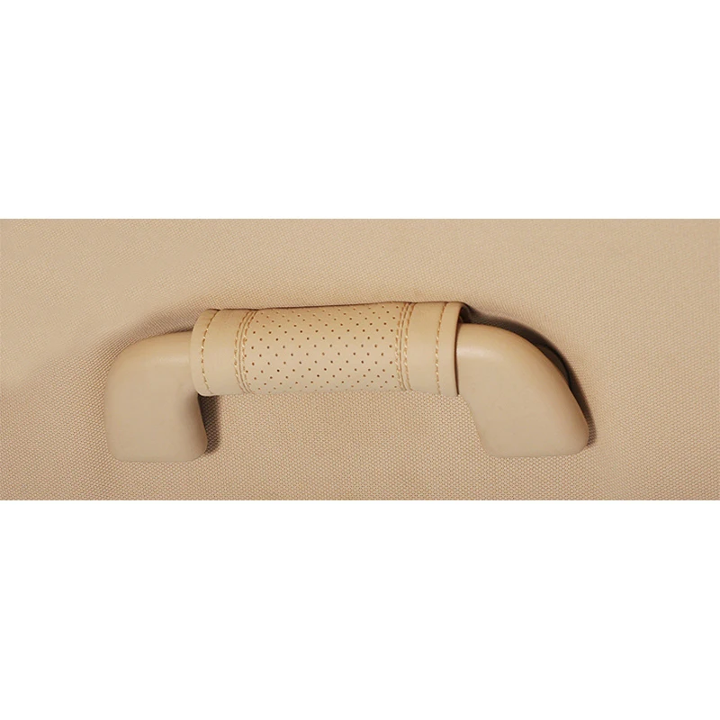 Encell Auto PU Beige Grab Handle Cover Soft Car Handle Protector