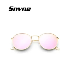2017 retro round sunglasses women men brand designer sun glasses for women’s Alloy mirror sunglasses lentes female oculos de sol