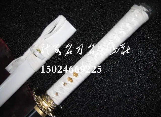 Madera de reposición Saya Negro Brillante Funda Para japonés Wakizashi Espadas Samurai