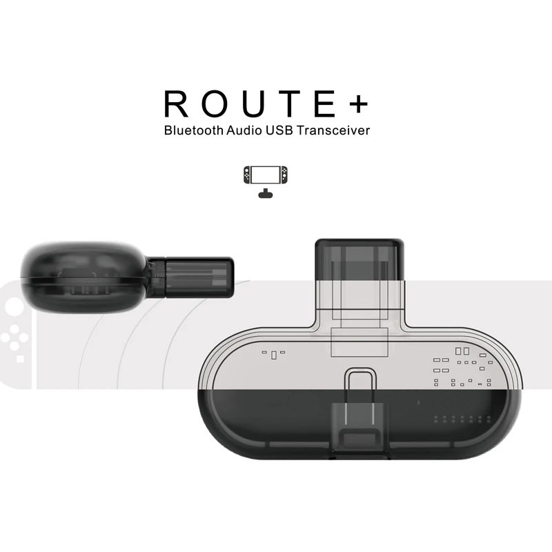 

GB1 Bluetooth Transmitter for Nintendo Switch PC USB Type-c Wireless Audio Adapter Transceiver for Game Console Headphone