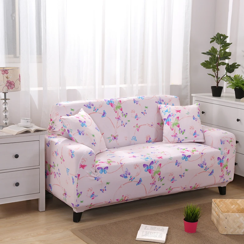 Dreamworld Slipcovers спандекс стрейч чехлы для диванов Красочные эластичные Нескользящие чехлы для диванов анти-Грязная мебель чехлы для диванов - Цвет: HD