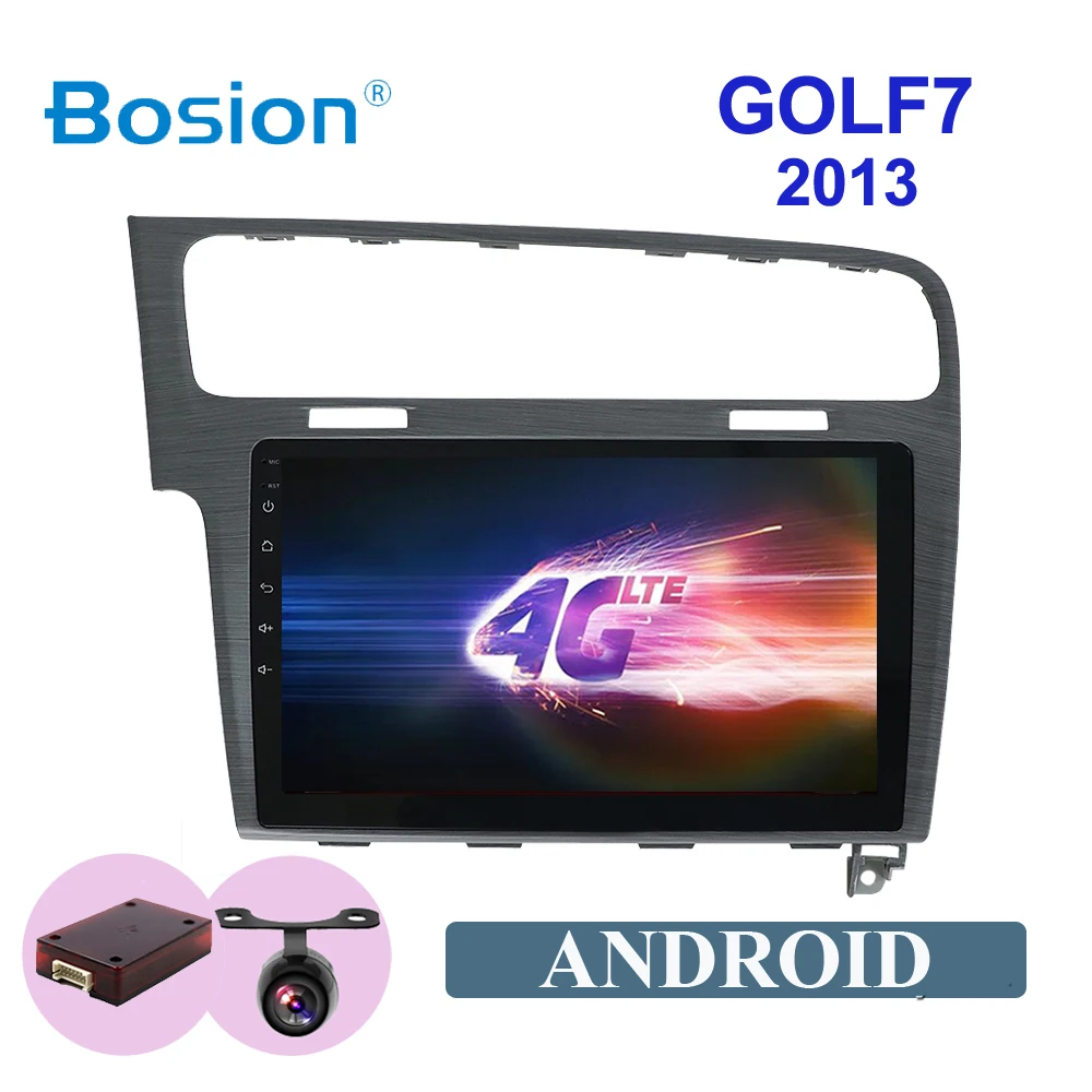 

Bosion Car Radio Multimedia NO dvd 2din Video Player Navigation GPS Android 4G For Volkswagen Golf 7 2013 steering wheel control