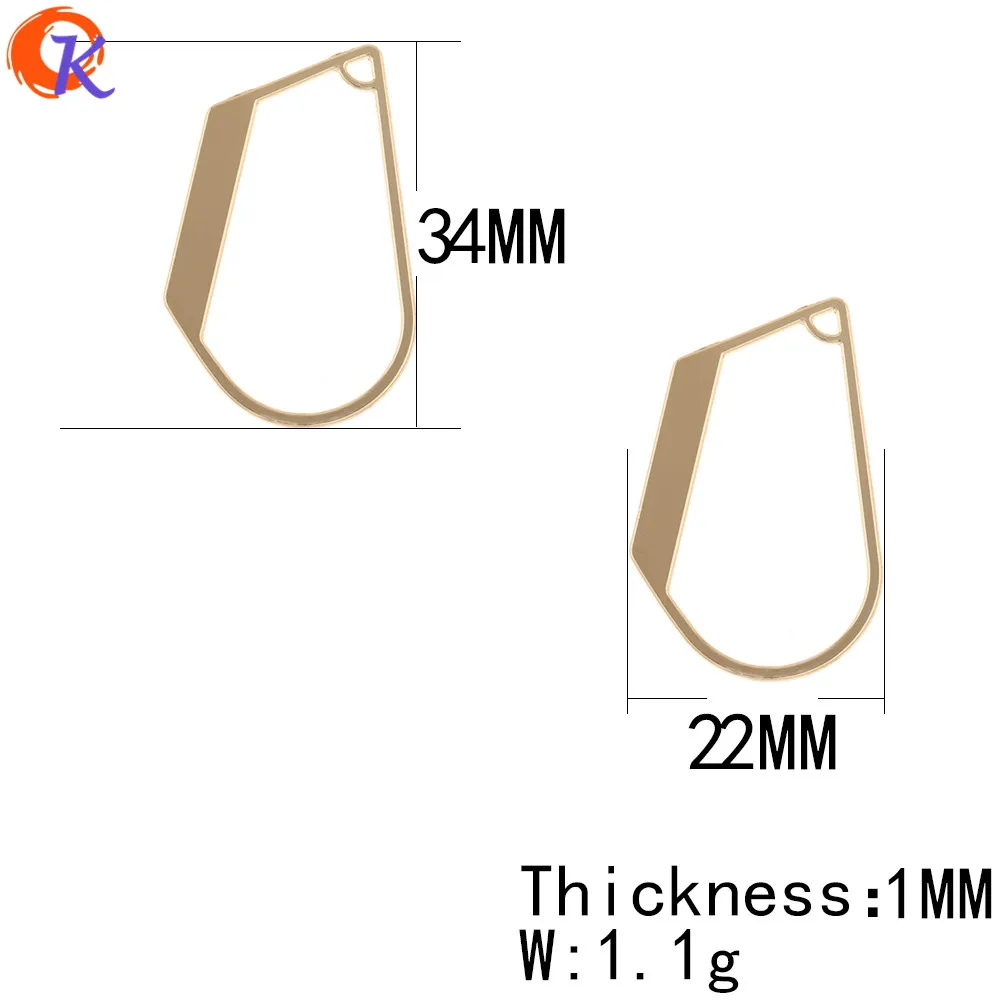 Cordial дизайн 100 шт 22*34 MM аксессуары и украшения/серьги Разъемы/нерегулярные Форма/DIY Создание/ручная работа/застежки для сережек