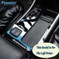 BROSHOO Auto cup holder panel car sticker decals for hyundai sonata 8 YF auto gear Bright