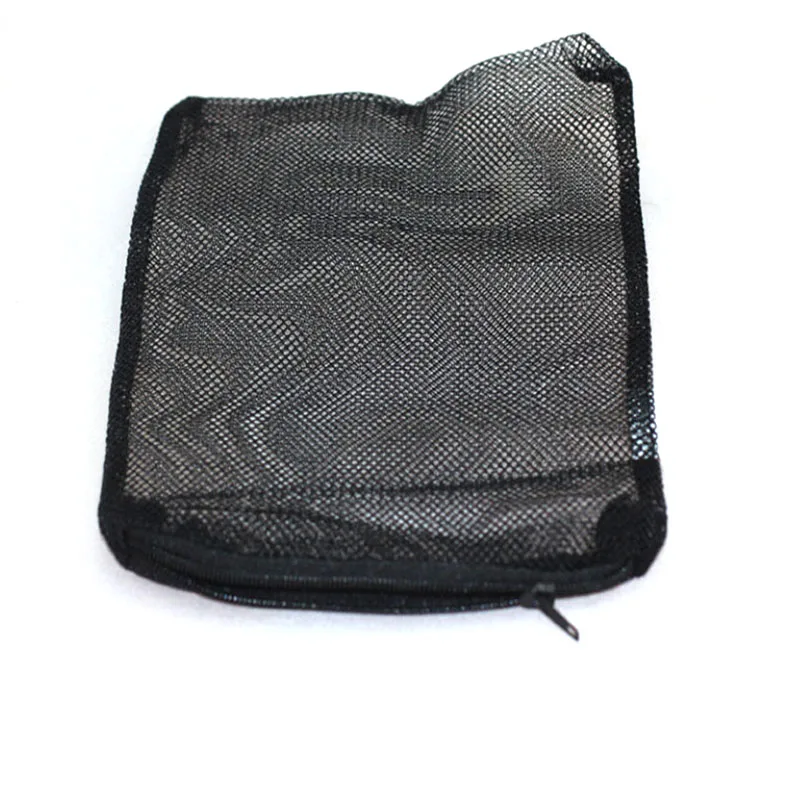 2pcs Black Aquarium Mesh Bag Aquarium Pond Filter Net Bag For Bio Ball Carbon Media Aquarium