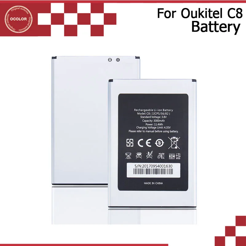 Oukitel c8 аккумулятор