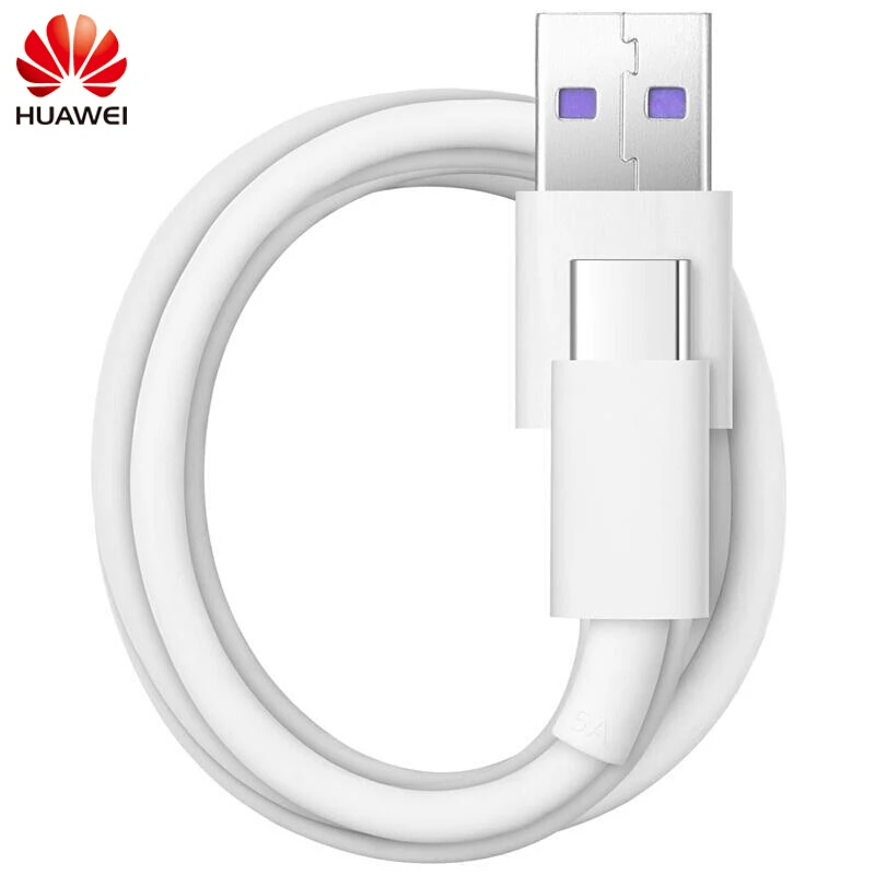 Huawei оригинальный кабель Supercharge Type C Mate 9 10 20 Pro P10 Plus P20 Honor V10 5A быстрое зарядное