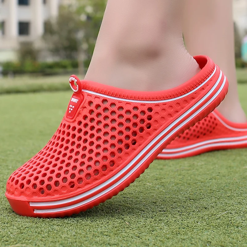 

POLALI Summer Women's Shoes Unisex Beach Slippers Female Flat Slipper Couple Beach Shoes Male Women's Slippers chaussures femme