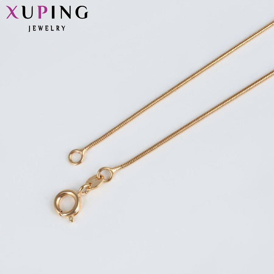 Xuping Элегантное ожерелье популярное длинное ожерелье с цепочкой бренд позолоченное ожерелье с подвеской 41051
