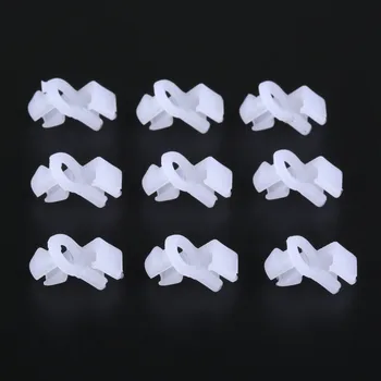 

100x Universal Auto Door Round Head Lock Rod Clip Side Bumper Fender Panel Clips Plastic Rivet Fasteners Retainers Car Wire Clip