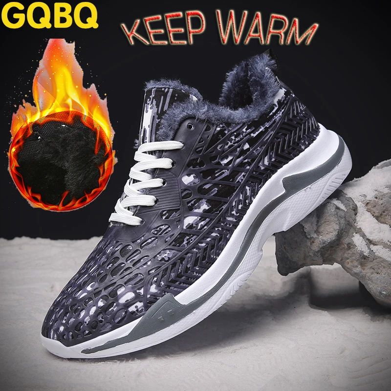 

Winter Running Shoes for Men women Footwear Sports Shoes Jogging Walking Athletics Shoes Trainer Male Sneaker Warm outdoor Shoes